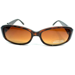 Relativity by FGX INT Rectangular Brn Tort‎ Shell Sunglasses H10124